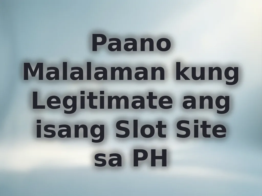 Paano malaman ang legit na site